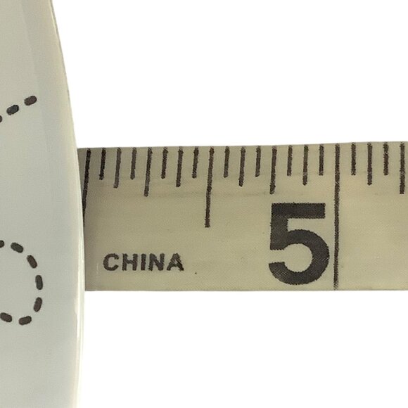 Anthropologie Vera Bloom Baltic Stripe Coffee Cup Mug Bug Detail 4" Handcrafted - Picture 5 of 5